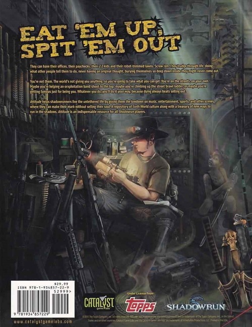 Shadowrun 4th - Attitude (B Grade) (Genbrug)